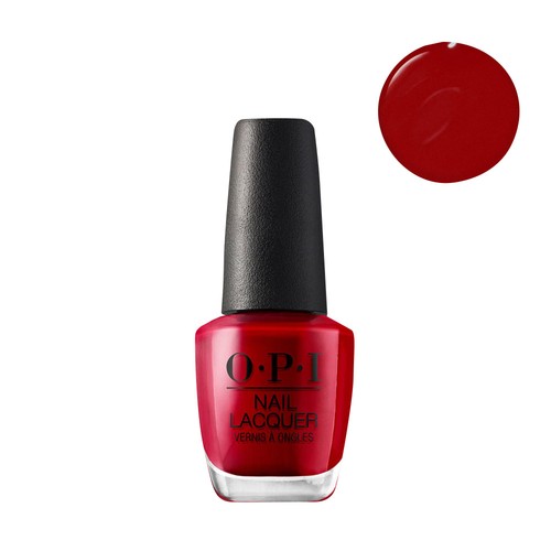 Opi nail lacquer nla70 red - nla70, hot