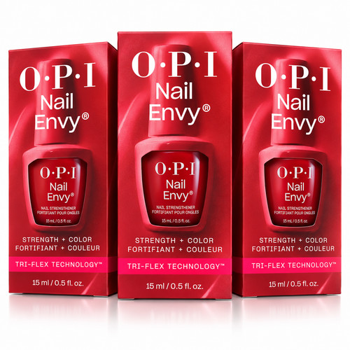 Opi nail envy - big, rosso